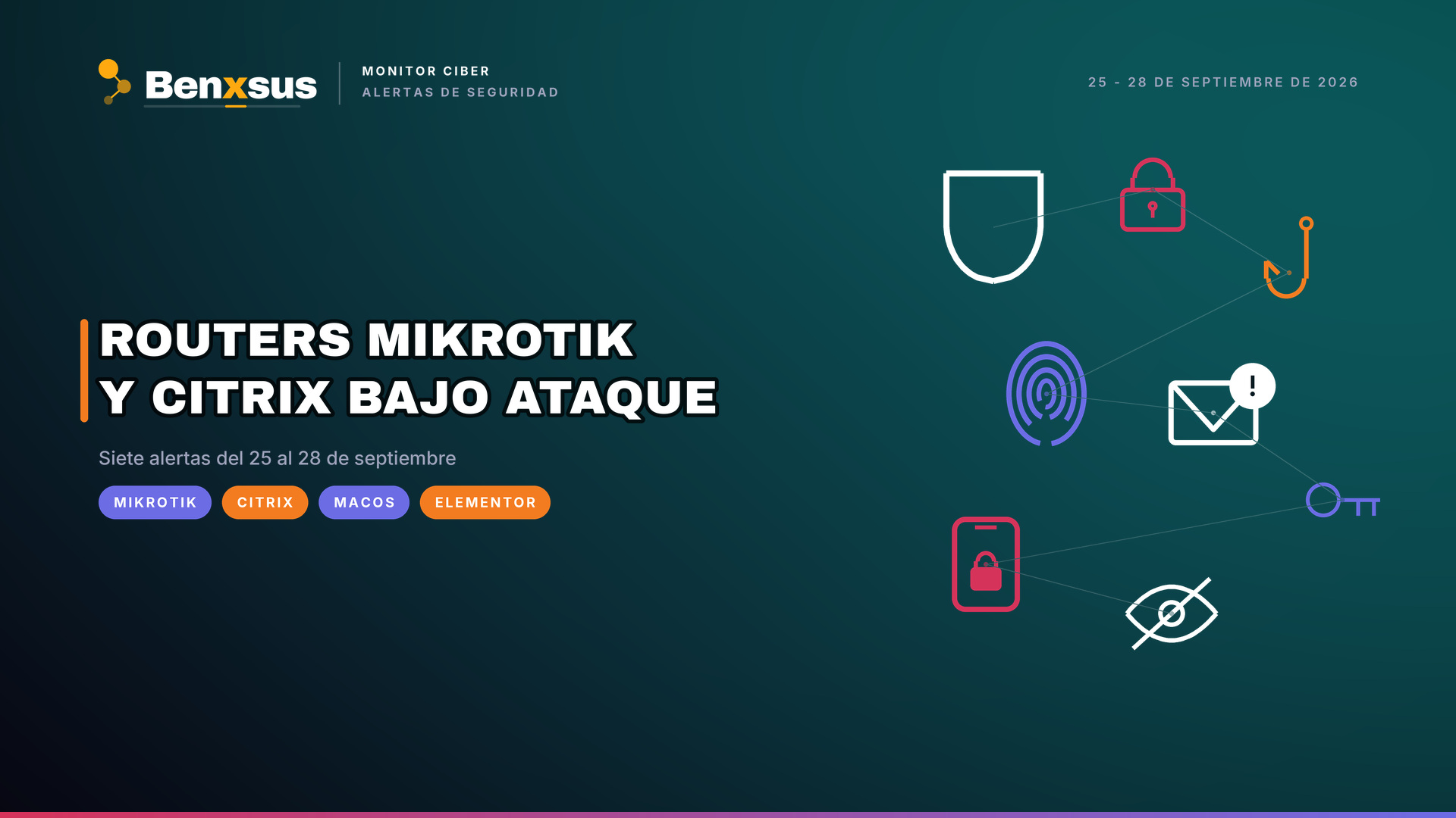 Routers MikroTik y Citrix bajo ataque, un ladrón de contraseñas para Mac y un parche urgente para Elementor