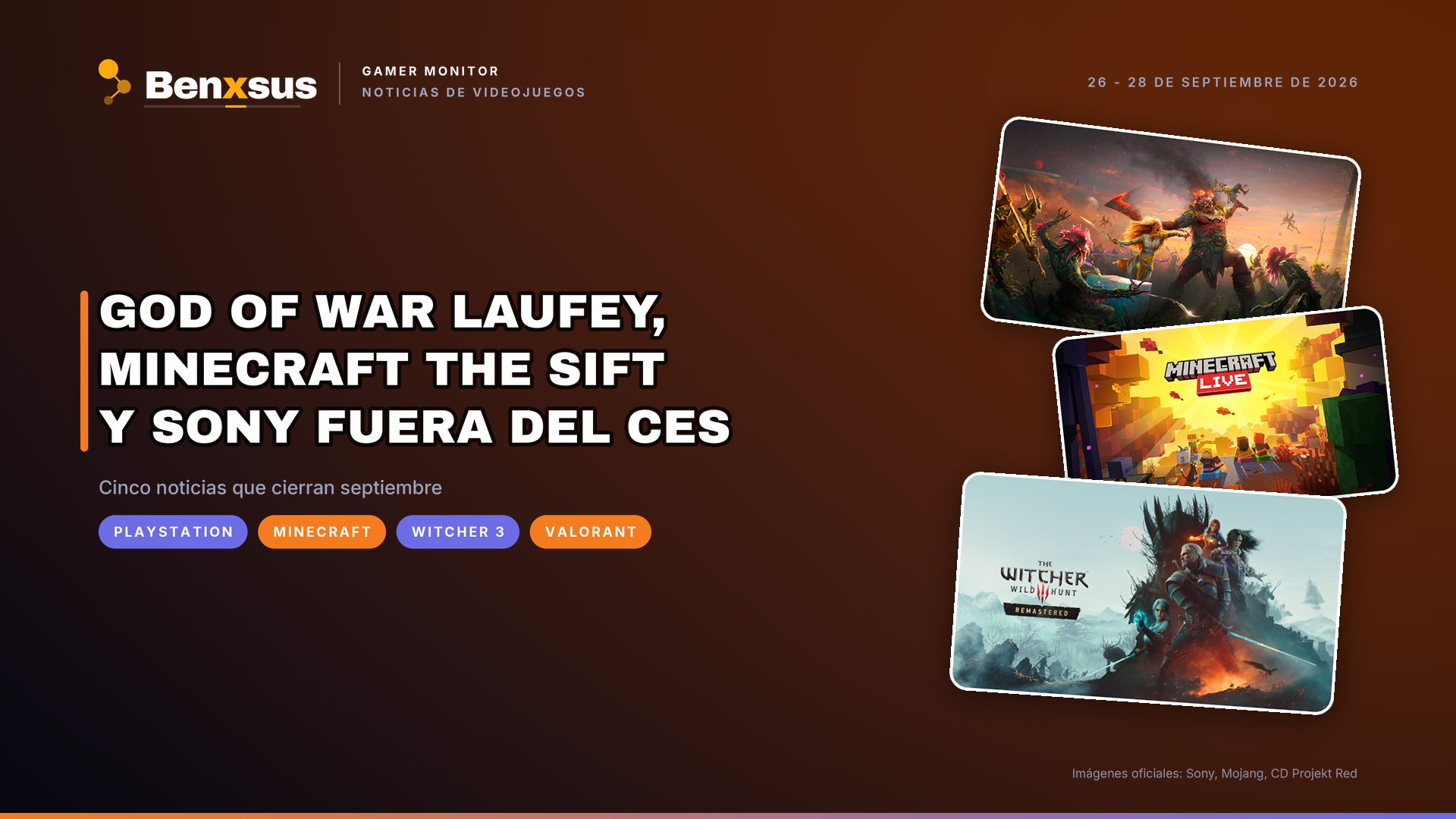 God of War Laufey abre preventa, Minecraft estrena dimensión y Sony se baja del CES